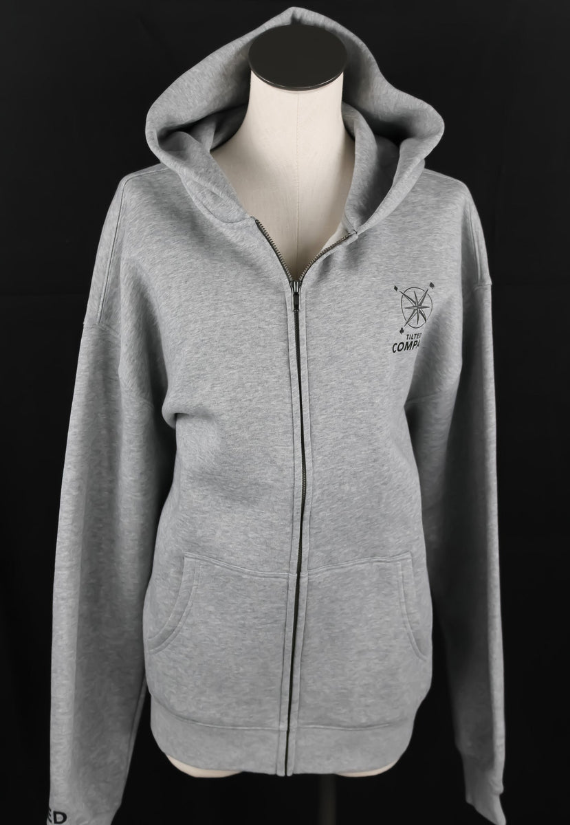 Premium Full Zip Hoodie – Tilted Compass
