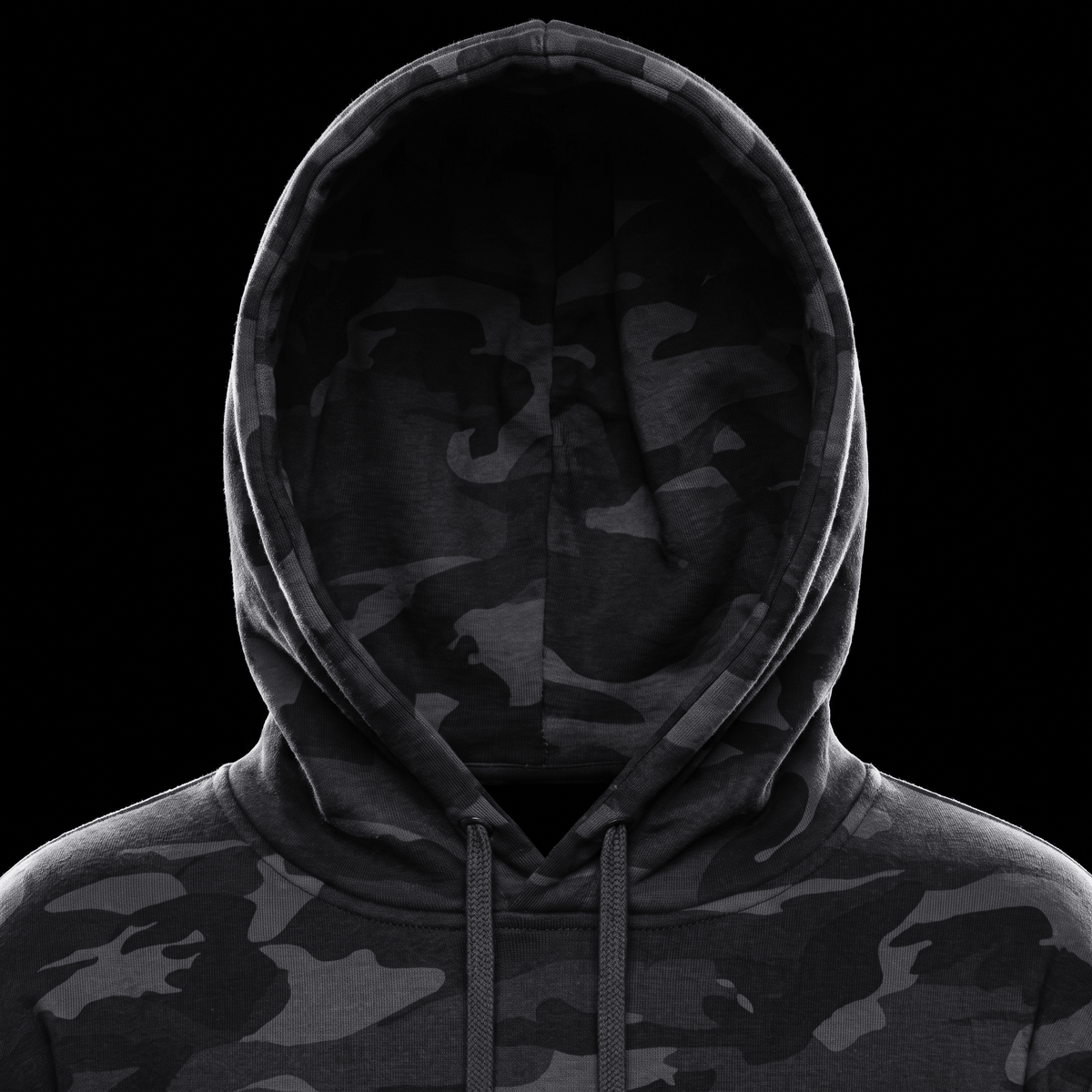 Black Camo Suited Kings Hoodie - Tilted Compass