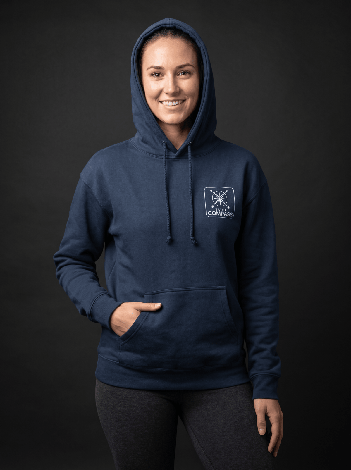 Boxed Classic Hoodie - Tilted Compass