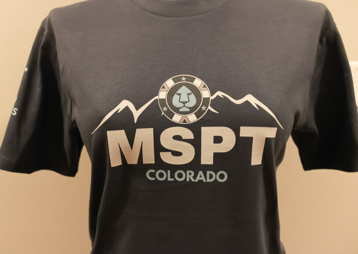 Colorado MSPT Tee in Navy Blue - Tilted Compass
