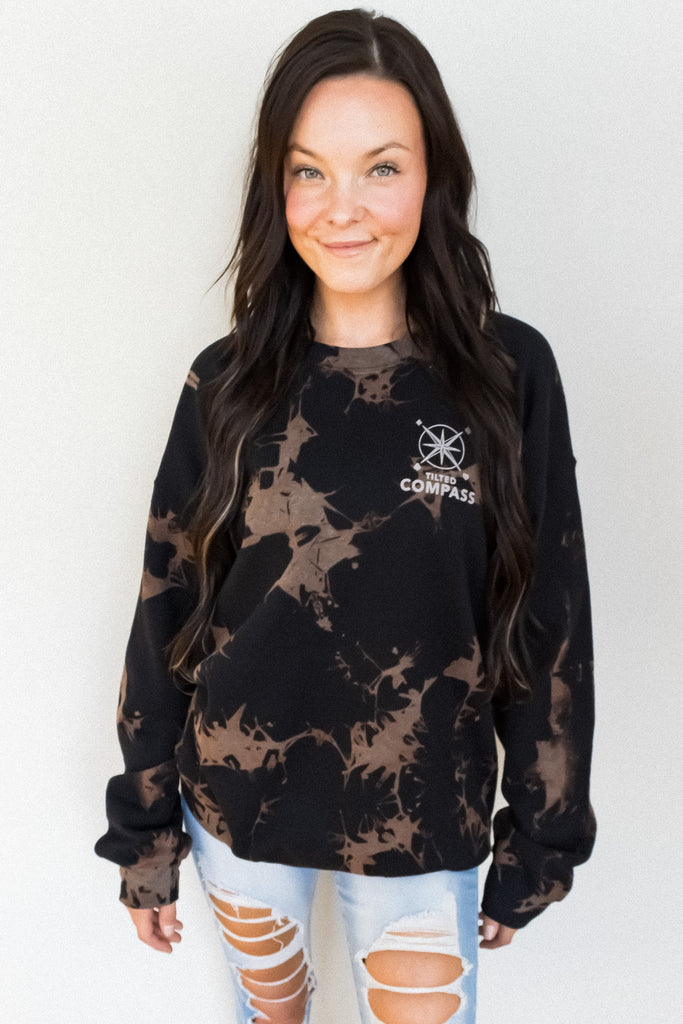 Crew Neck Sweatshirt - Tilted Compass