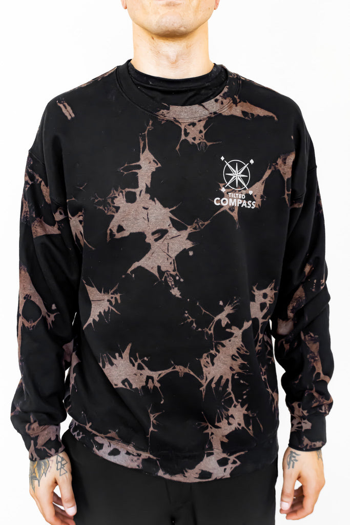 Crew Neck Sweatshirt - Tilted Compass