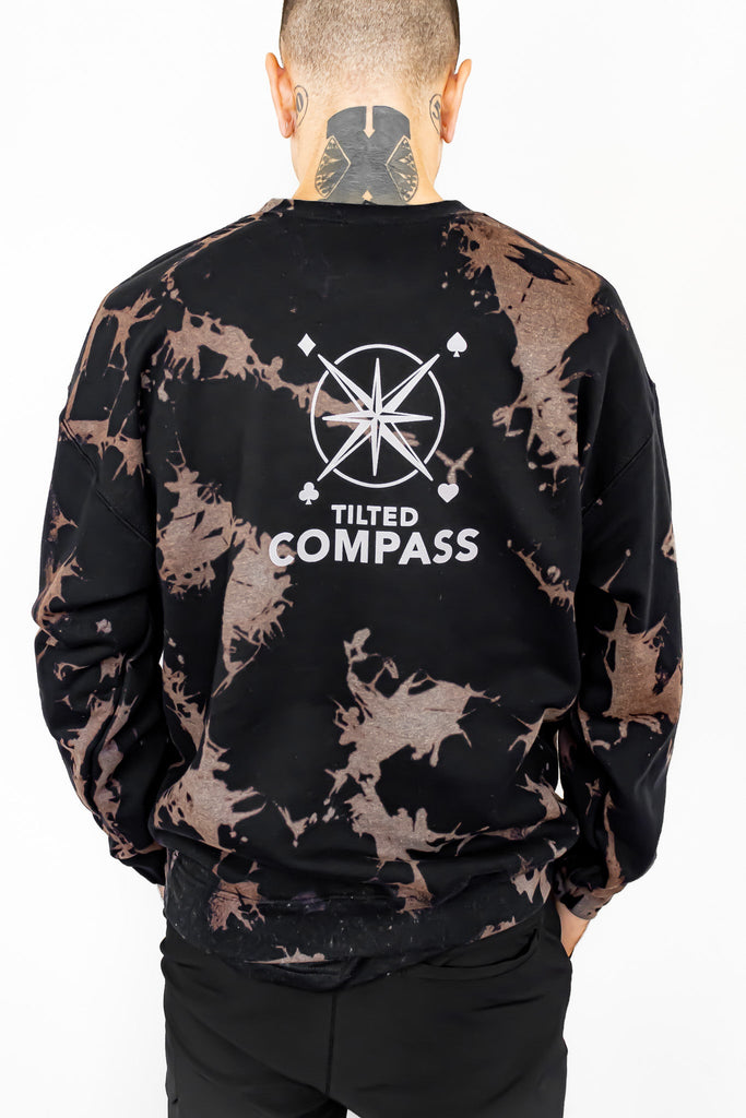 Crew Neck Sweatshirt - Tilted Compass