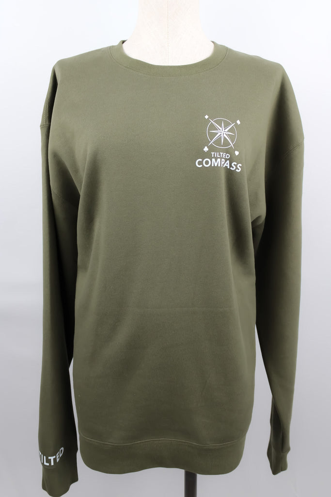 Crew Neck Sweatshirt - Tilted Compass