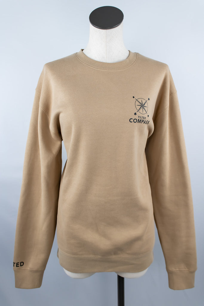 Crew Neck Sweatshirt - Tilted Compass