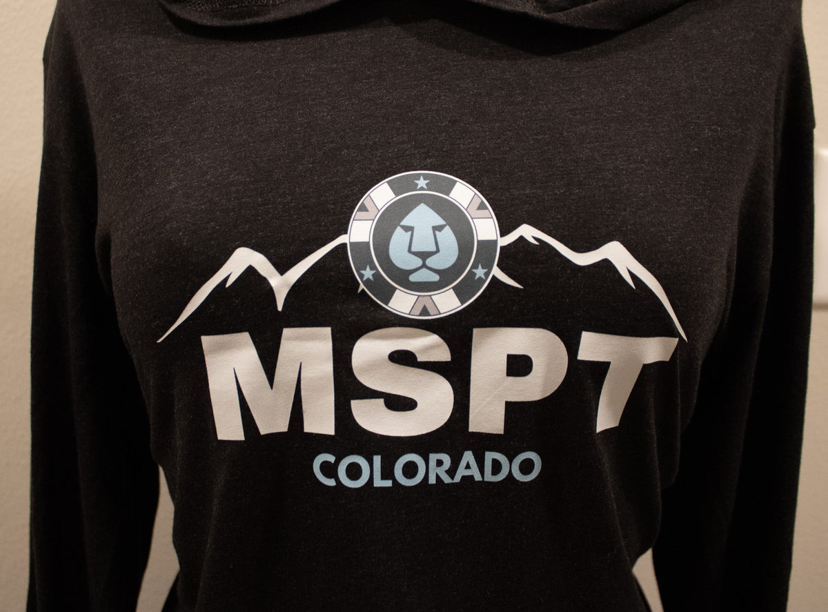 Lightweight Charcoal Grey MSPT Hoodie - Tilted Compass
