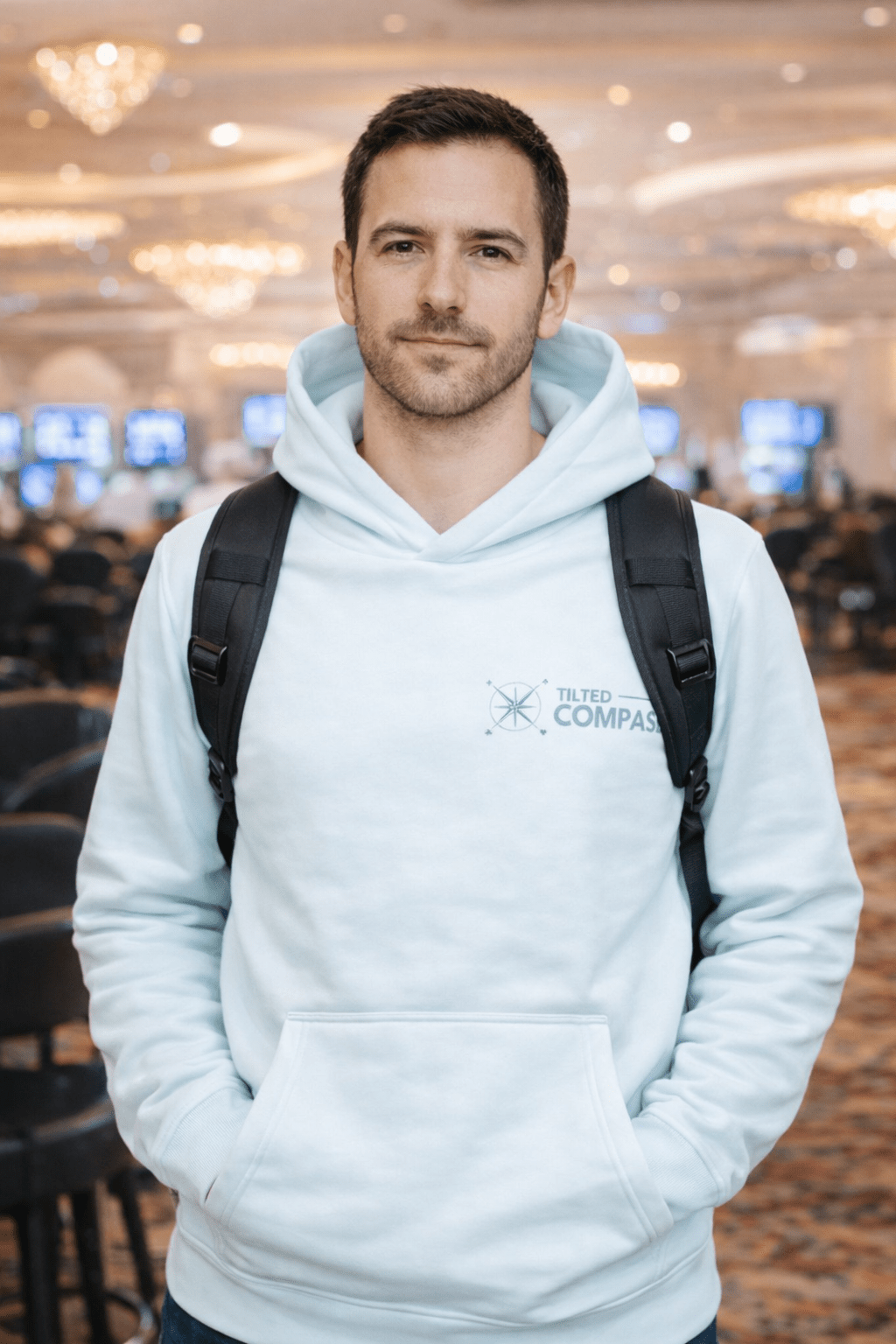 Mens Premium Hoodie - Tilted Compass