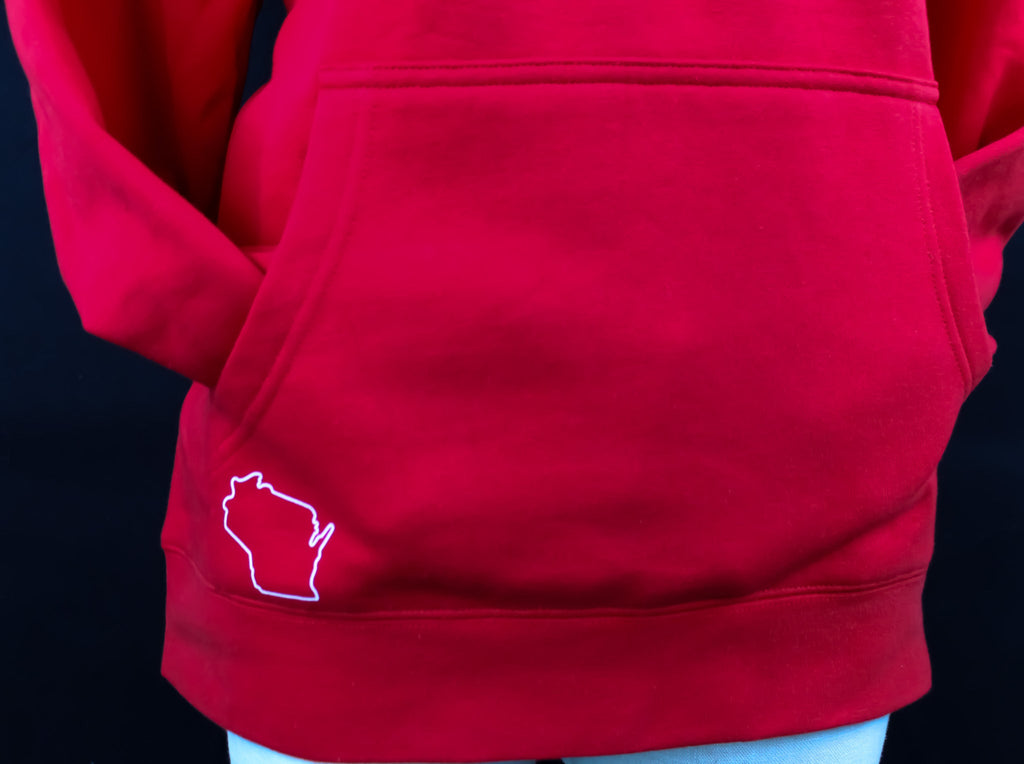 MSPT Badger Red Hoodie - Tilted Compass