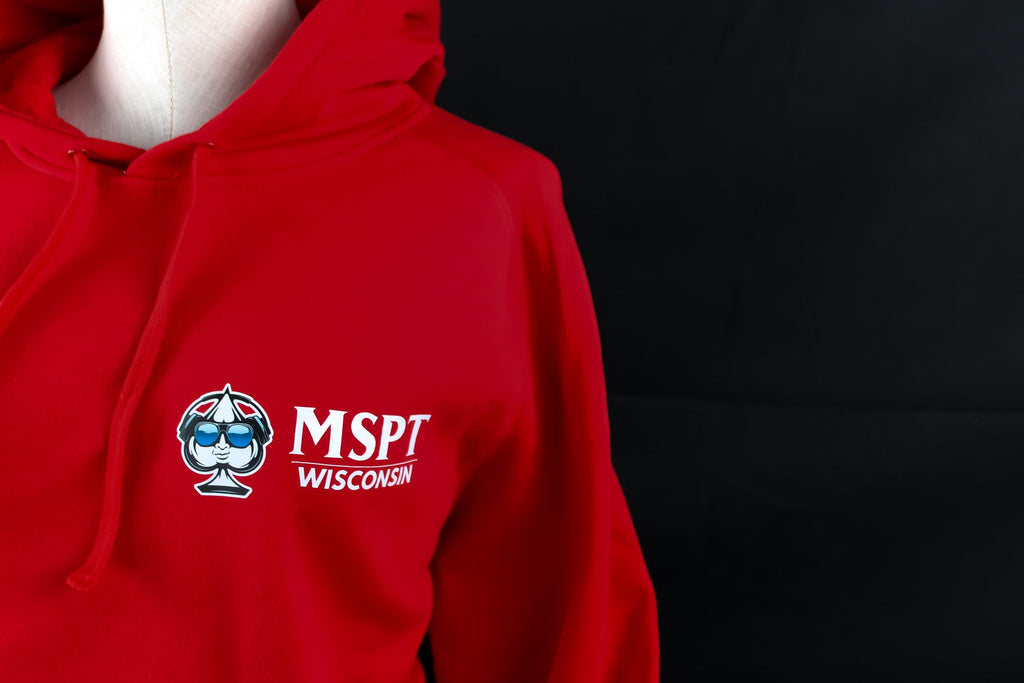 MSPT Badger Red Hoodie - Tilted Compass