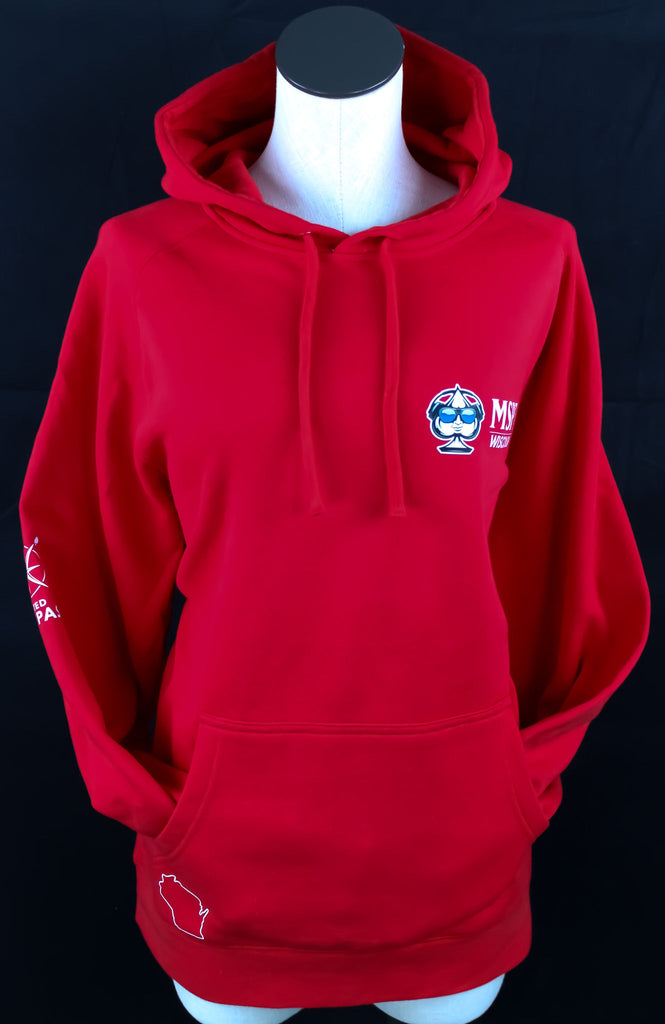 MSPT Badger Red Hoodie - Tilted Compass