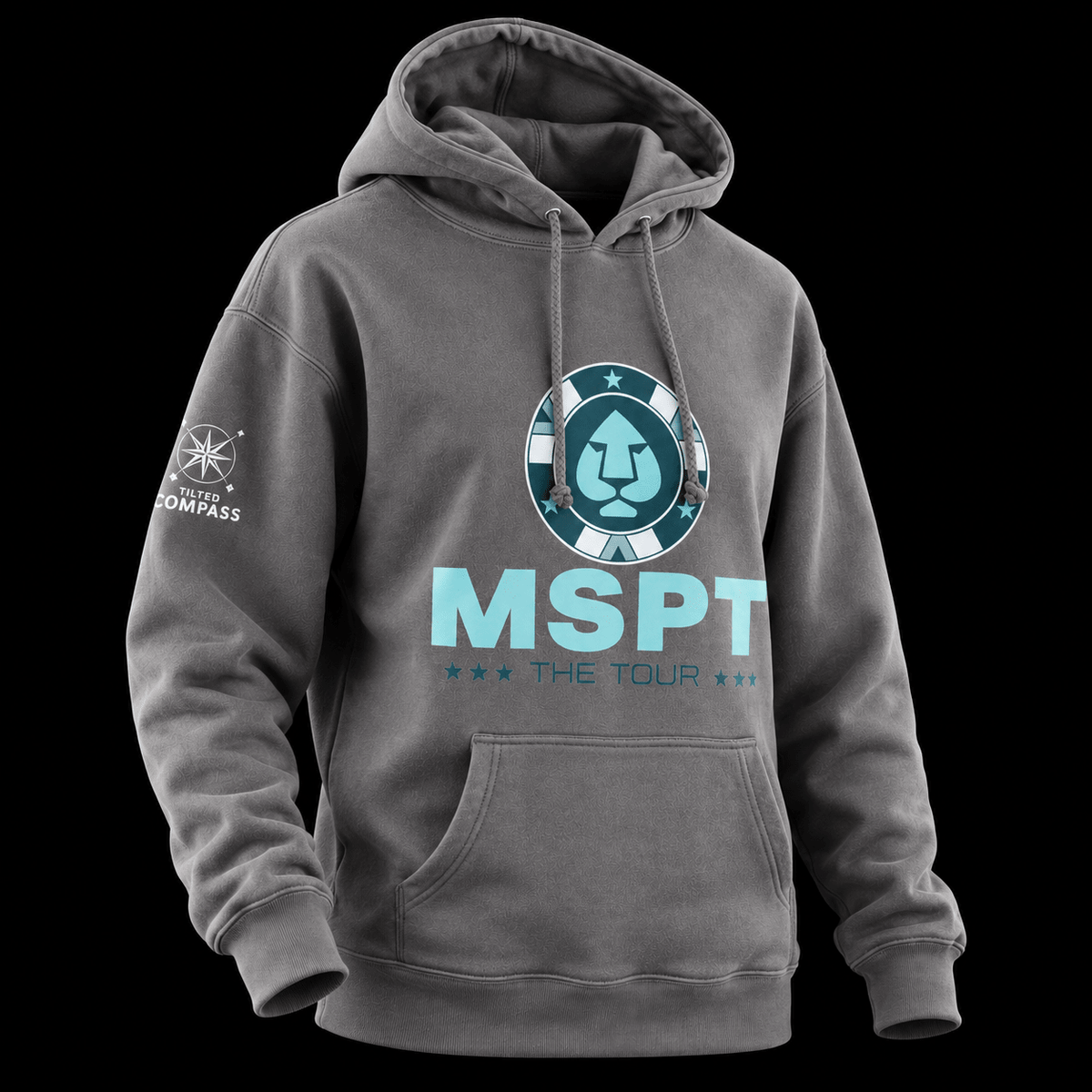 MSPT Hoodie in Smoked Graphite - Tilted Compass