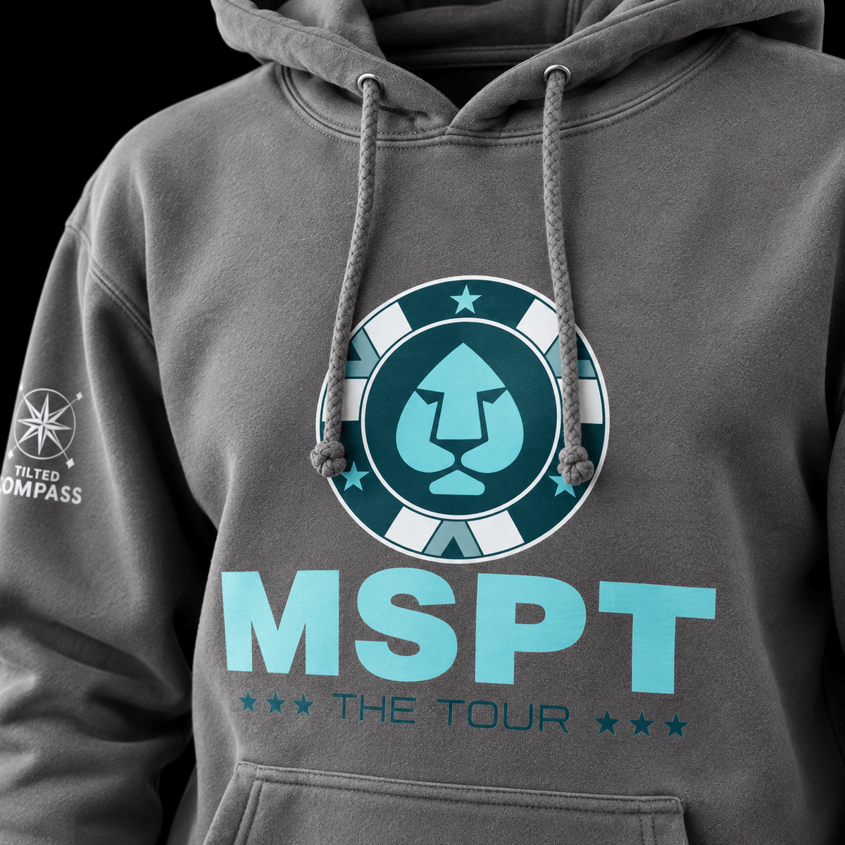 MSPT Hoodie in Smoked Graphite - Tilted Compass