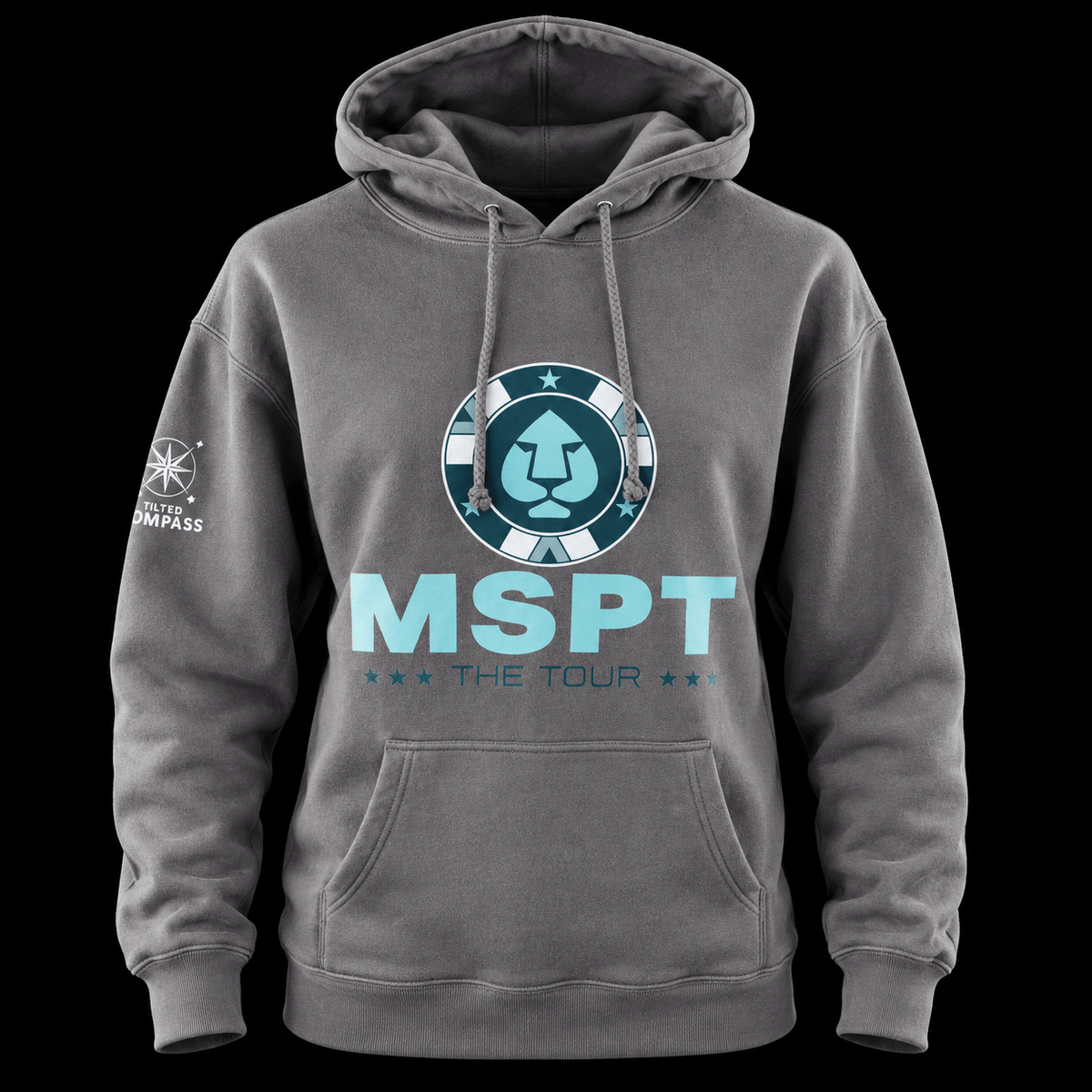 MSPT Hoodie in Smoked Graphite - Tilted Compass