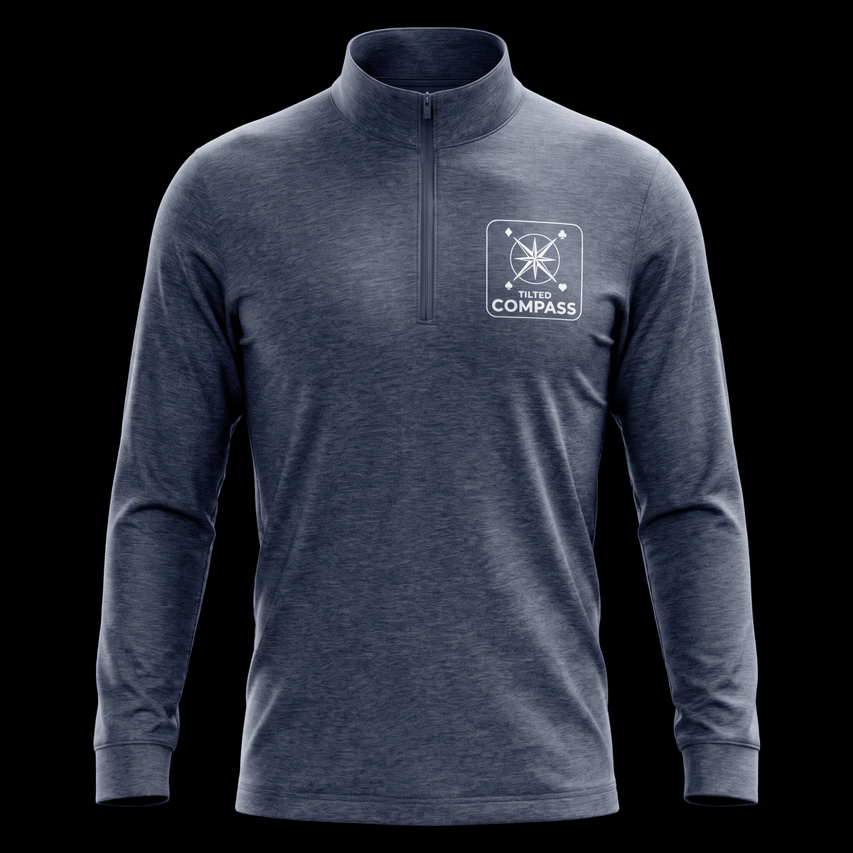 Performance Quarter Zip - Tilted Compass