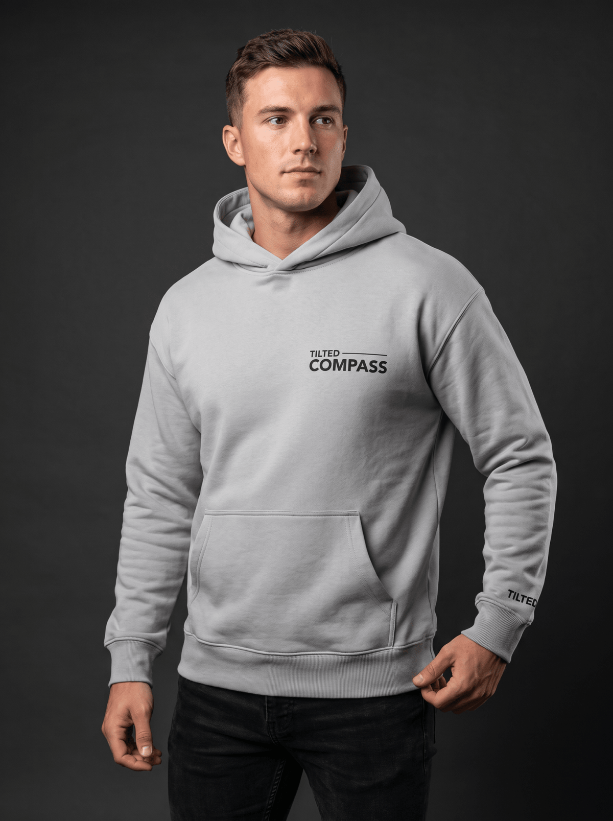 Premium Hoodie - Tilted Compass