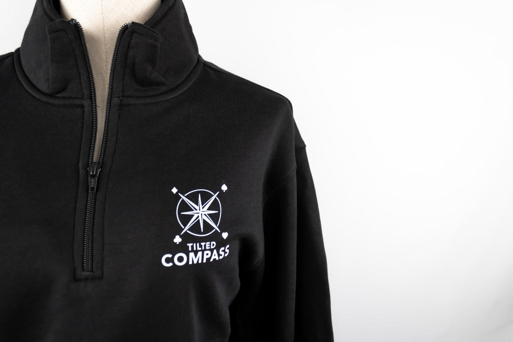 Quarter Zip Sweatshirt - Tilted Compass