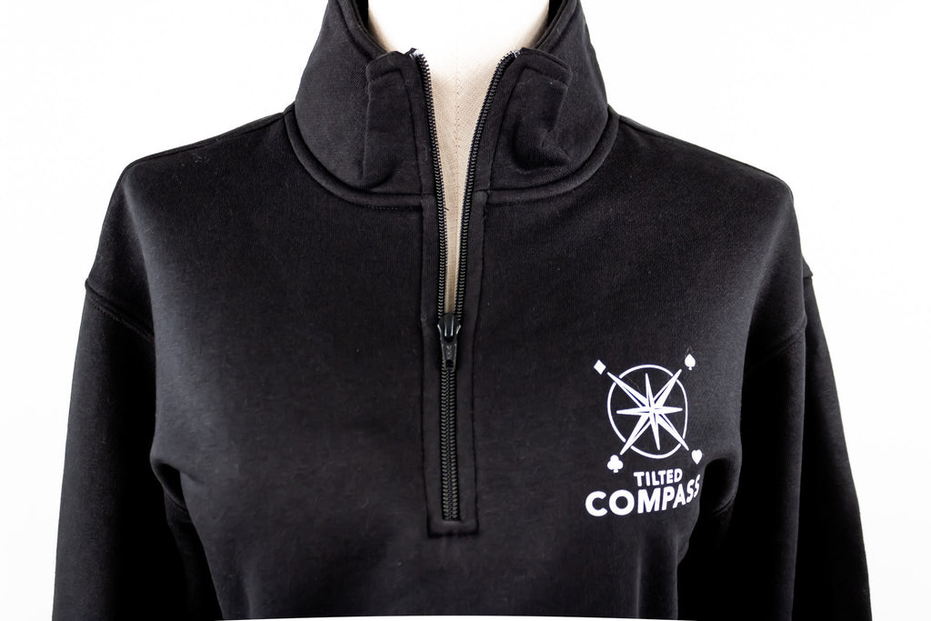 Quarter Zip Sweatshirt - Tilted Compass