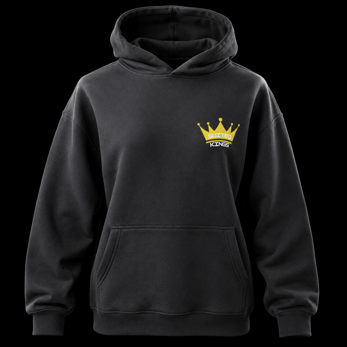 Suited Kings x Tilted Compass Black Hoodie - Tilted Compass