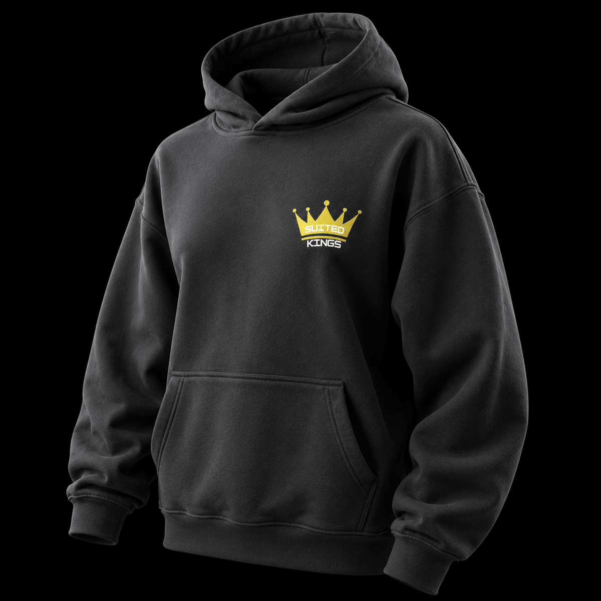 Suited Kings x Tilted Compass Black Hoodie - Tilted Compass
