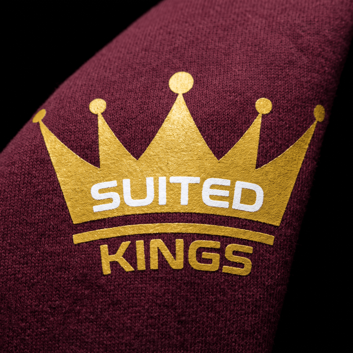 Suited Kings x Tilted Compass Maroon Hoodie - Tilted Compass