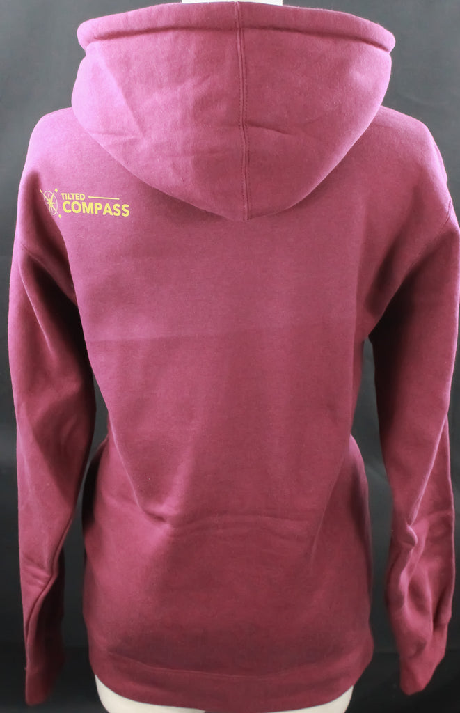 Suited Kings x Tilted Compass Maroon Hoodie - Tilted Compass