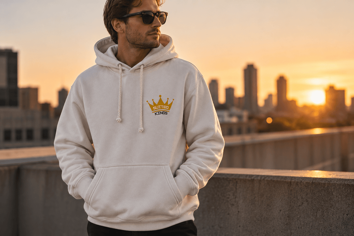 Suited Kings x Tilted Compass Stone Hoodie - Tilted Compass