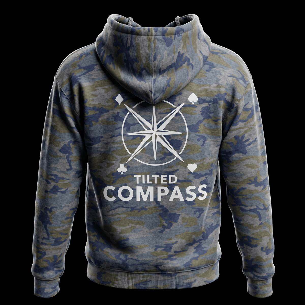 Tilted Camo Hoodie - Tilted Compass