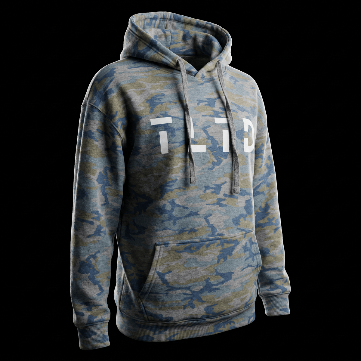 Tilted Camo Hoodie - Tilted Compass