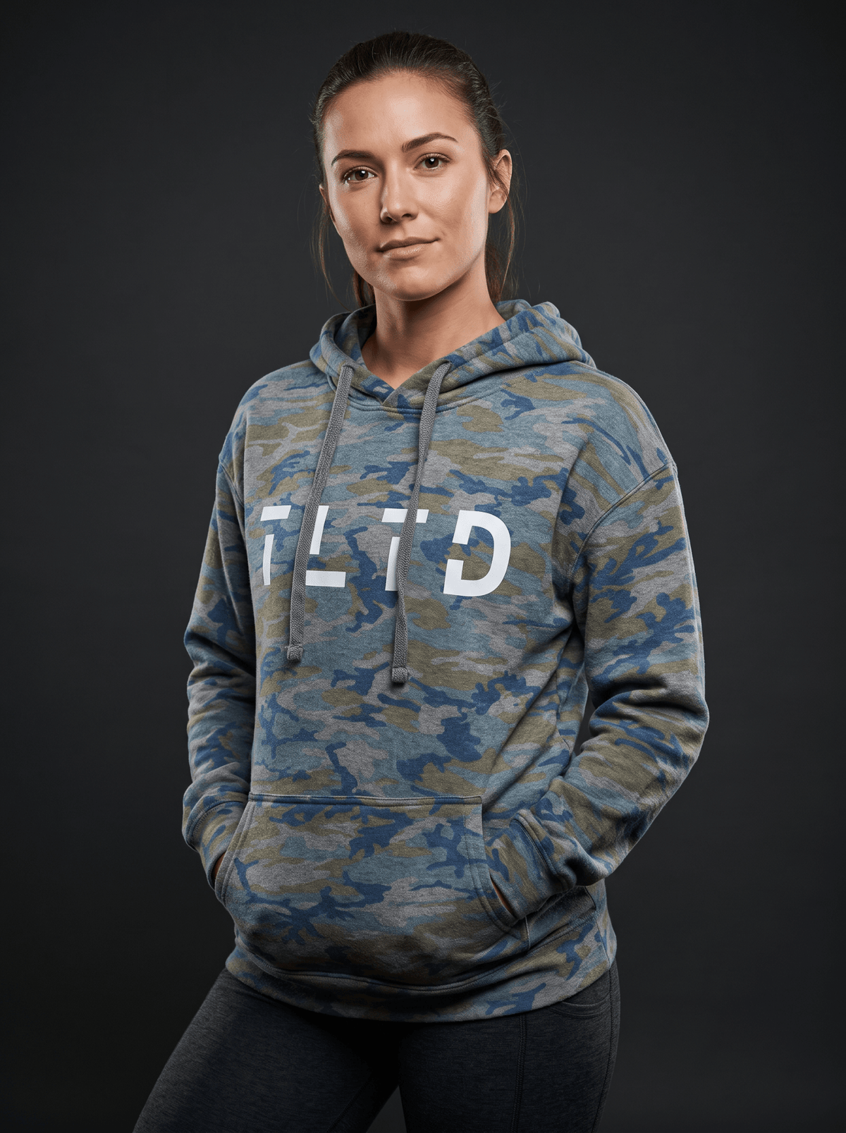 Tilted Camo Hoodie - Tilted Compass