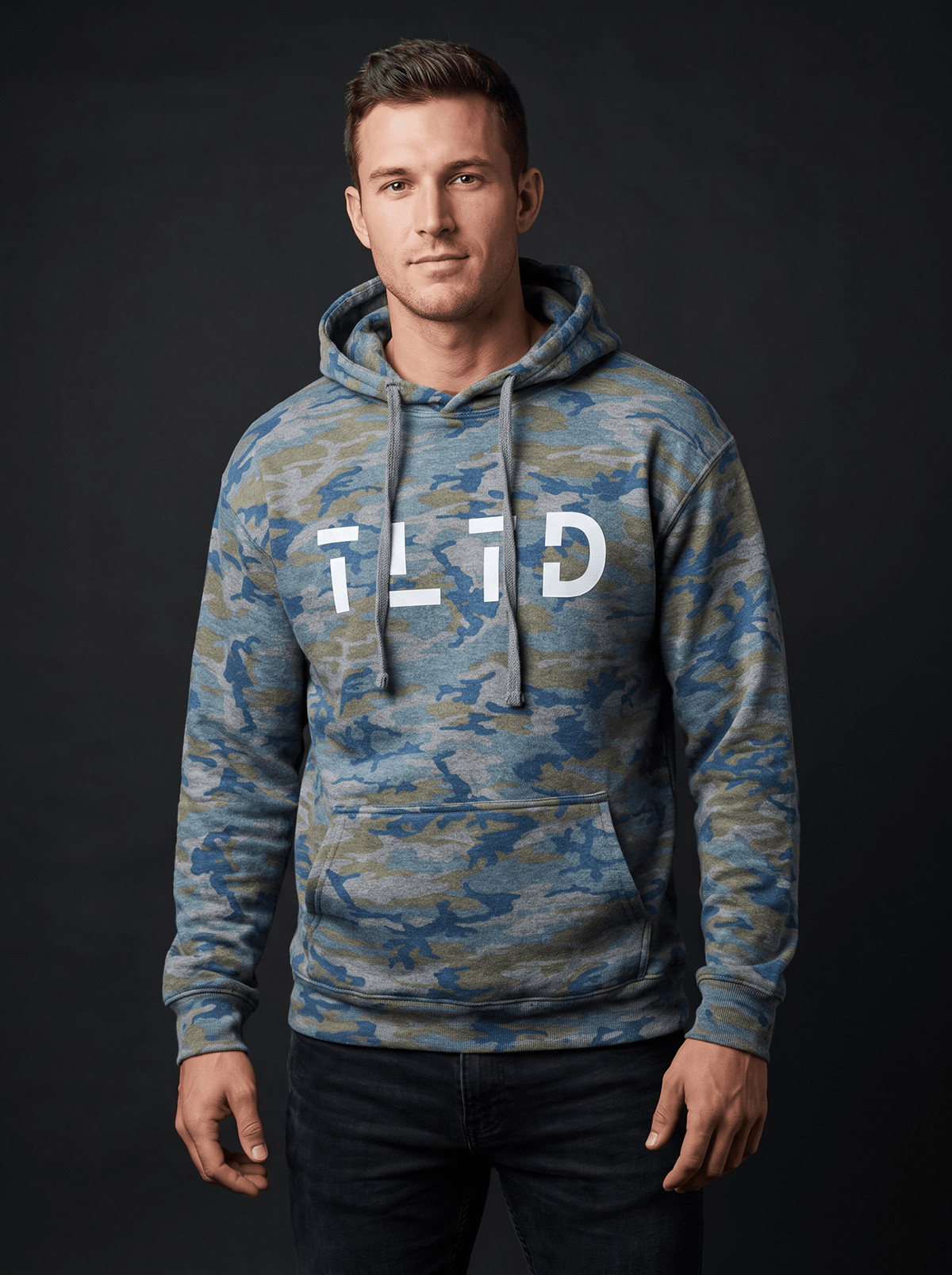 Tilted Camo Hoodie - Tilted Compass